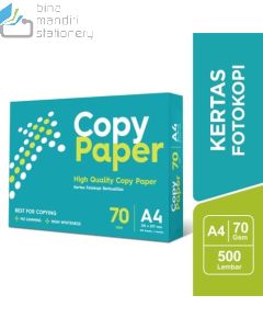 Contoh Kertas Fotocopy Print HVS Putih Copy Paper A4 70 gr merek Copy Paper