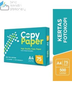 Kertas Fotocopy Print HVS Putih Copy Paper A4 75 gr