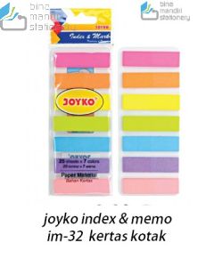 Contoh Joyko Index & Memo IM-32 (Kertas,Kotak) Sticky Note Pesan Tempel merek Joyko