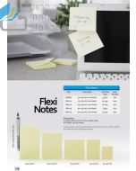 Contoh Sticky note pesan tempel Bantex 8871-01 Flexi Notes 654 merek Bantex