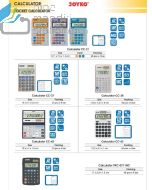 Gambar Kalkulator Saku Pocket 12 Digit Joyko Calculator CC-38 merek Joyko