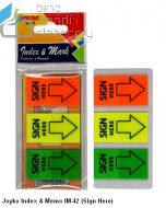 Gambar Joyko Index & Memo IM-42 (Sign Here) Sticky Note Pesan Tempel merek Joyko