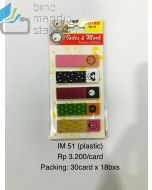 Jual Sticky Note Pesan Tempel Joyko Index & Memo IM-51 (Plastic) termurah harga grosir Jakarta